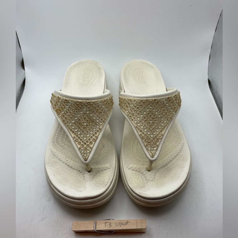 Crocs Diamente bedazzled women’s sandals size 7 - Picture 3 of 9